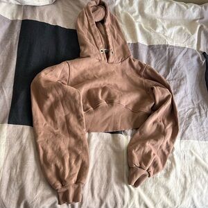 Cropped boohoo hoodie